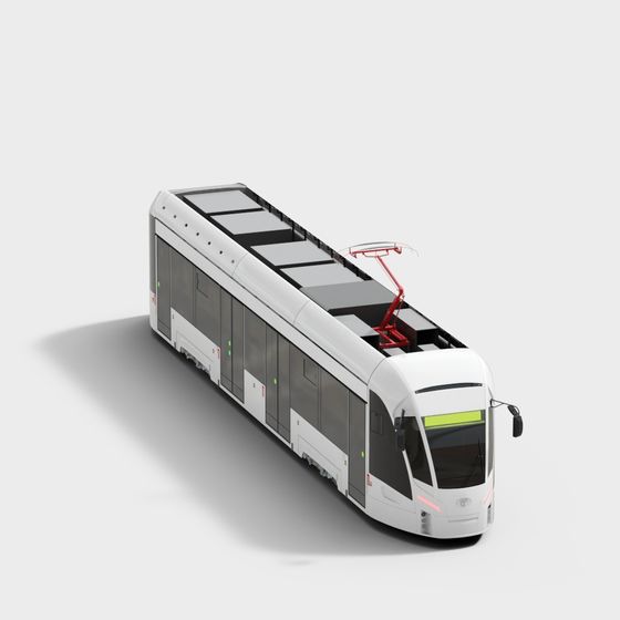 Urban Light Rail Train 3D model