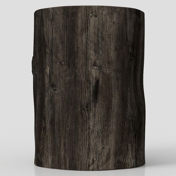 Realistic Ancient Tree Stump 3D Model