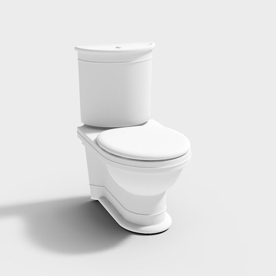 Classic Toilet 3D model