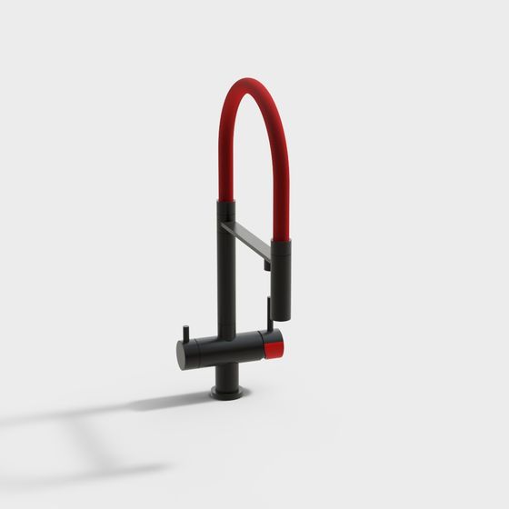 Stylish Kitchen Faucet 3D model for Modern Spaces