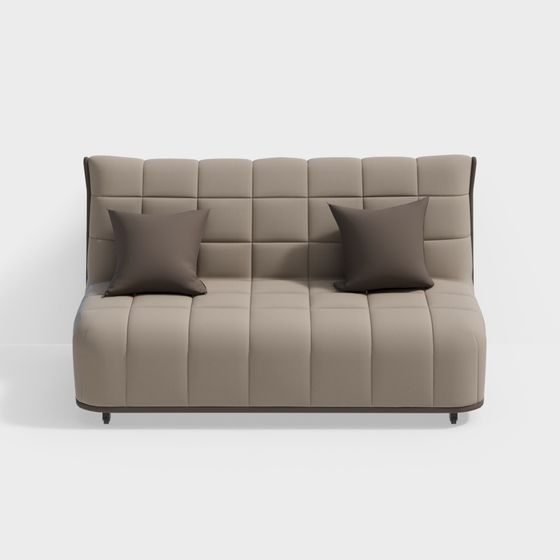 Urban Comfort Low-Poly Sofa 3D model