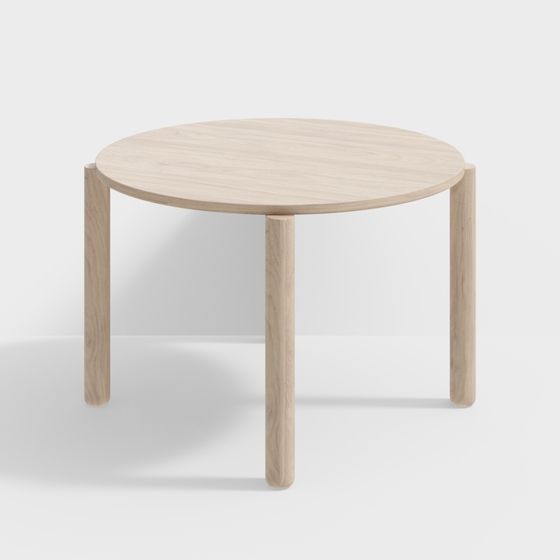 Elegant Round Table 3D model for Creative Spaces