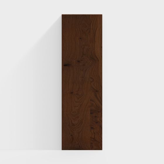 Realistic 3D Wood Panel Model for Design Projects