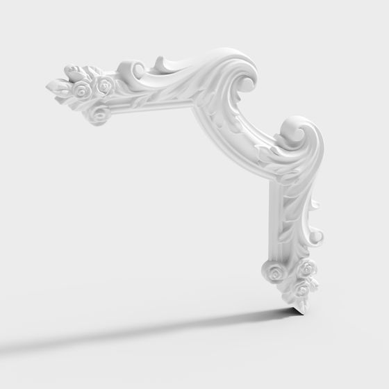 Victorian Scroll 3D model