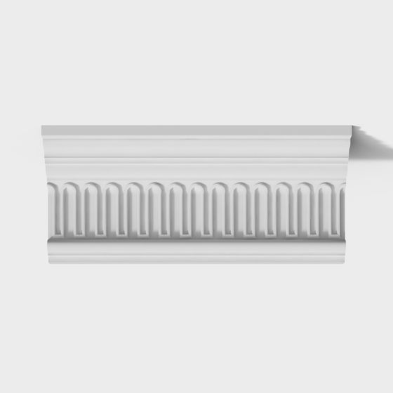 Classic Roman Column Capital 3D model