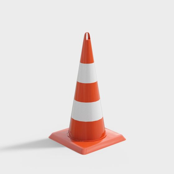 Traffic Cone 3D Model for Creative Projects