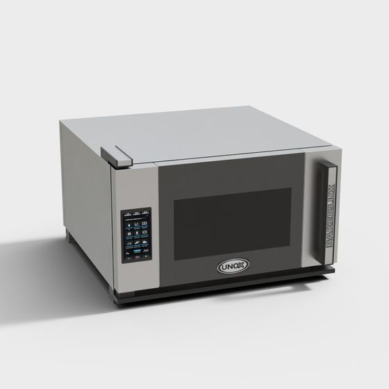 Stylish UNOX Bakerlux Microwave 3D model
