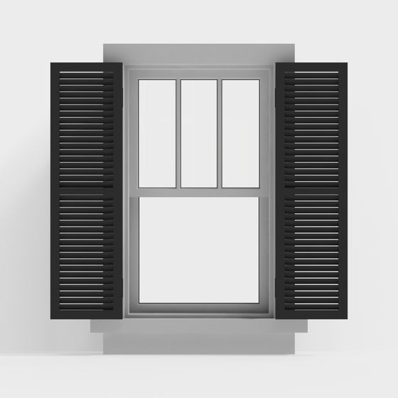 Vintage Window 3D model