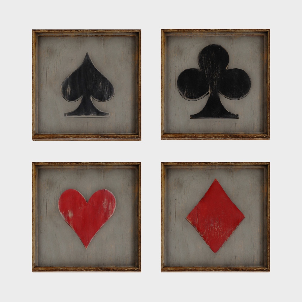 Café dekorative Malereikombination