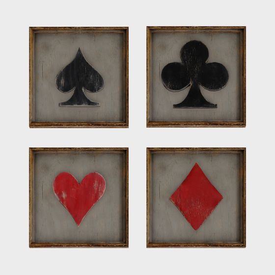 Café dekorative Malereikombination