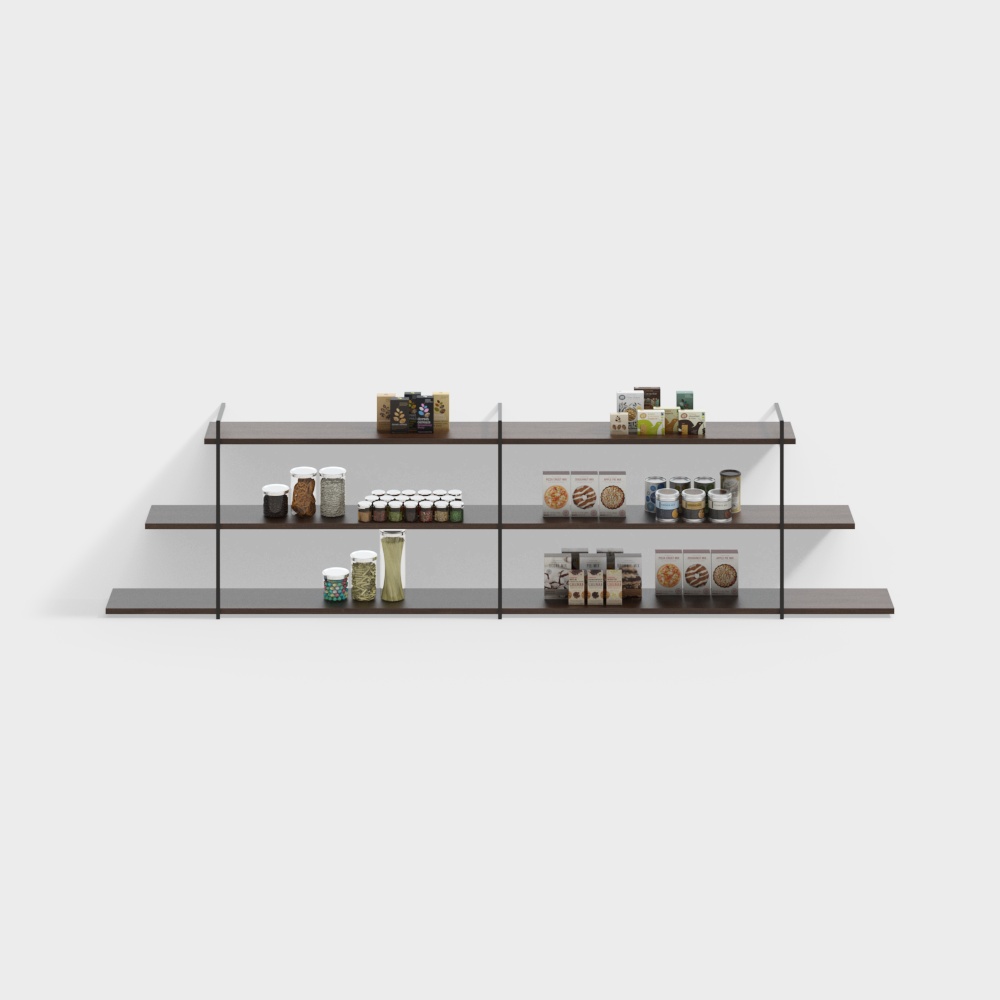 Cafe wall shelf