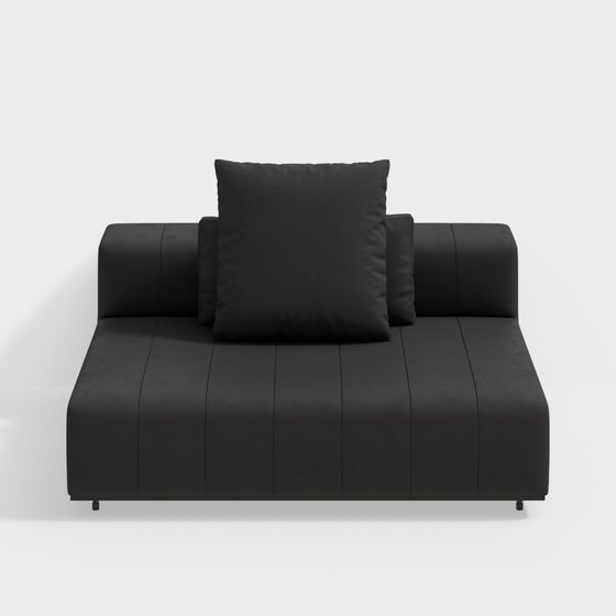 Urban Comfort 3D model Sofa for Contemporary Spaces