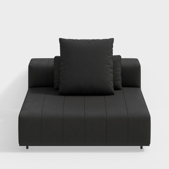 Urban Comfort 3D model - Modern Minimalist Sofa