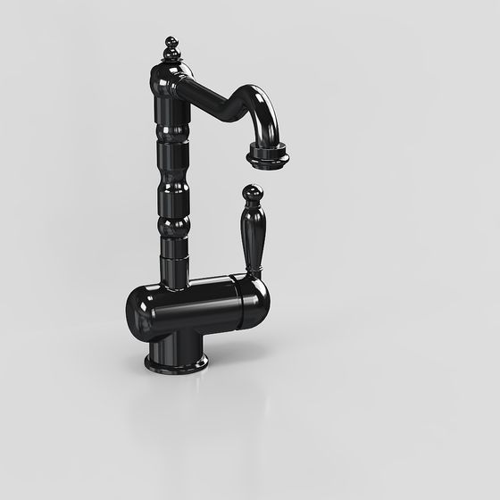Vintage Faucet 3D model with Unique Charm