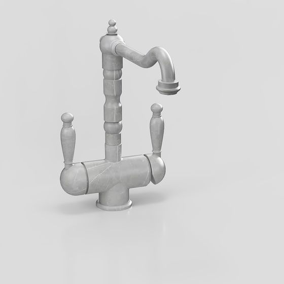Vintage Faucet 3D Model for Elegant Designs
