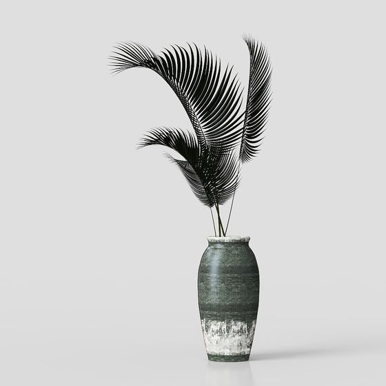 Tropical Style Vase 3D model