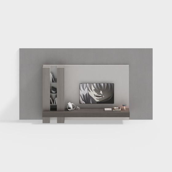 Urban Shelf 3D model for Modern Spaces