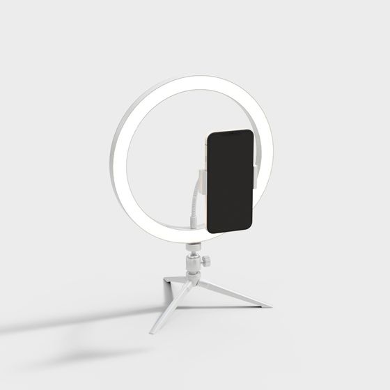 Ring Light Phone Holder 3D Model
