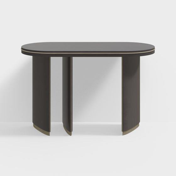 Elegant Round Table 3D model