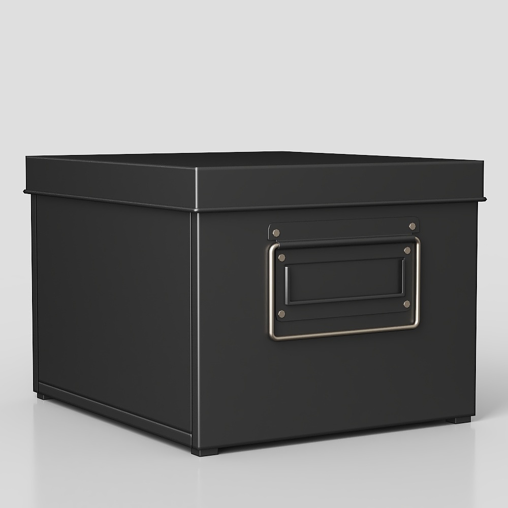 Sleek Minimalist File Cabinet 3D model