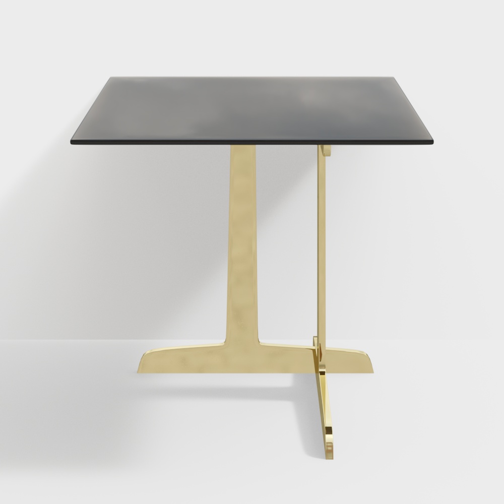 โต๊ะข้าง Poliform PIXEL โต๊ะกาแฟแบบกระจก