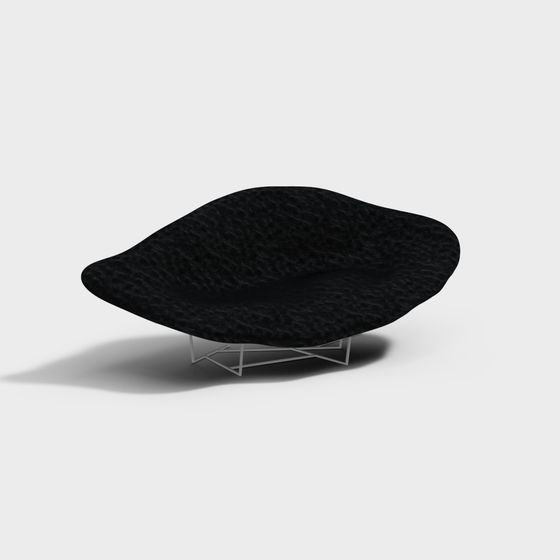 Low-Poly Artistic Chair 3D model