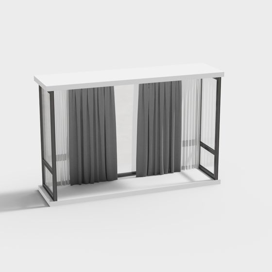 Urban Balcony 3D Model for Modern Spaces