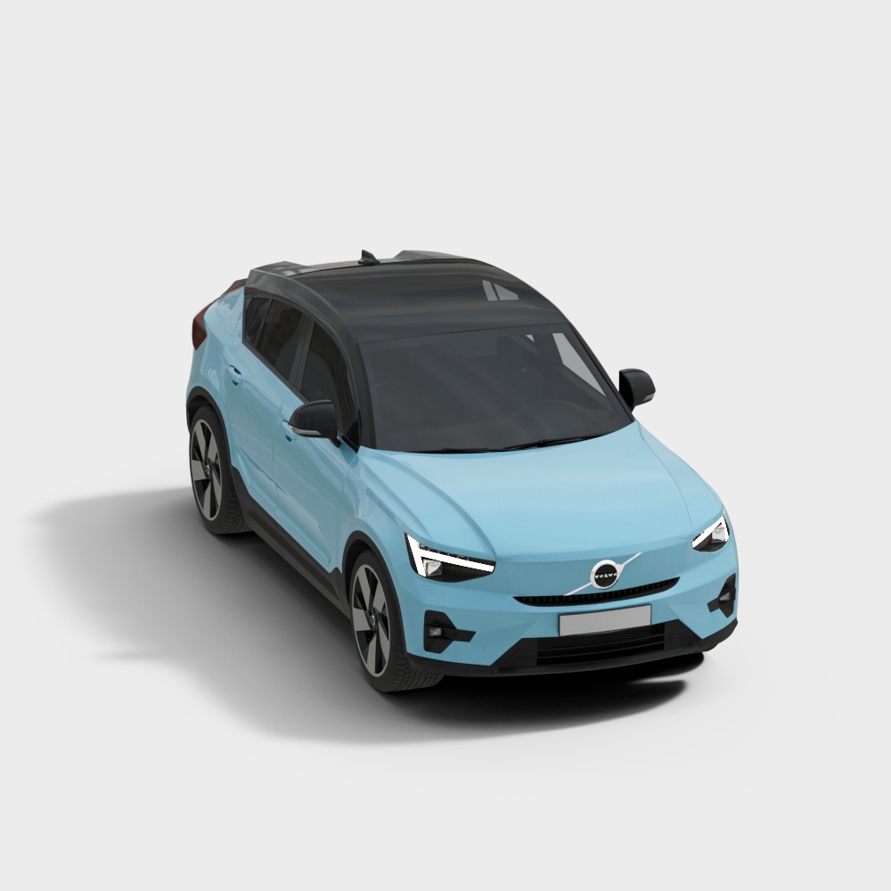 Stylish Low-Polygon SUV 3D Model Design