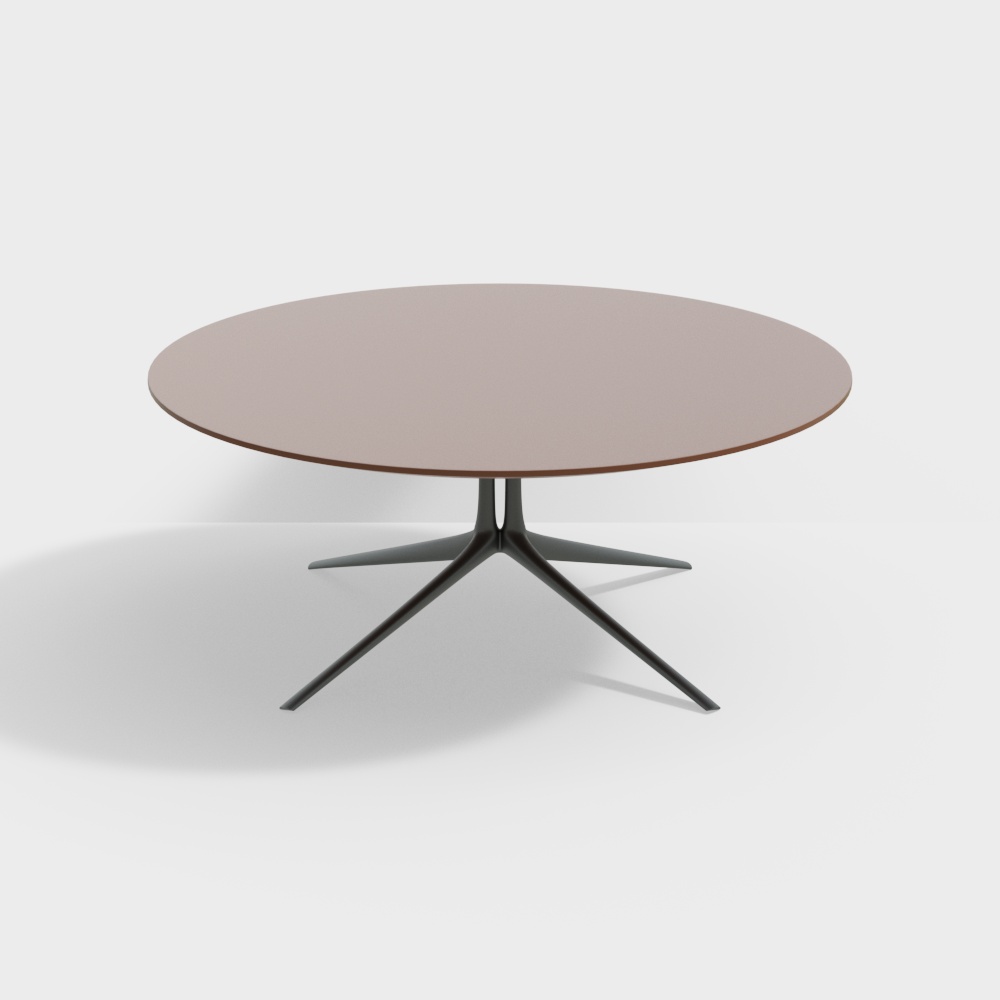 Poliform MONDRIAN Couchtisch orange lackiert