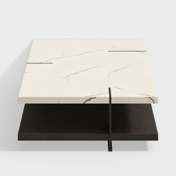 Urban Corner Coffee Table 3D model for Modern Spaces