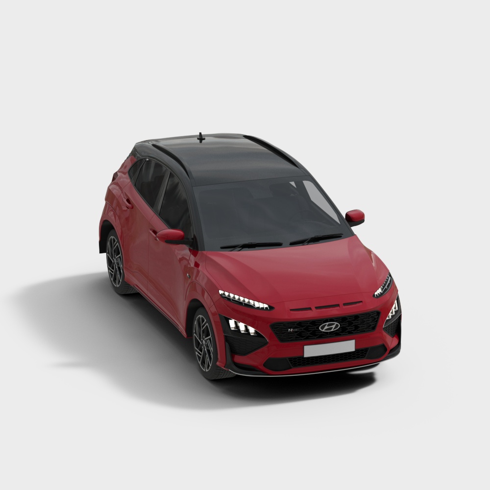 Stylish Low-Poly Car 3D model