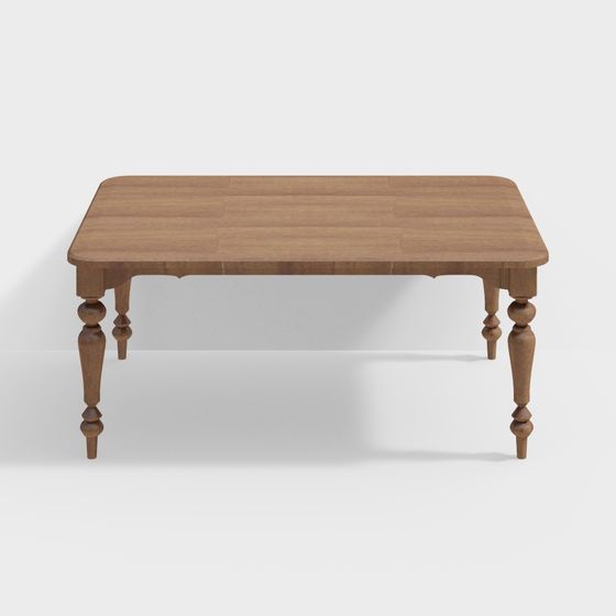 Vintage Dining Table 3D model