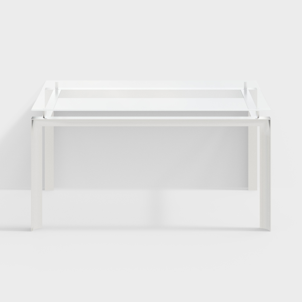 Mesa de comedor de vidrio moderna