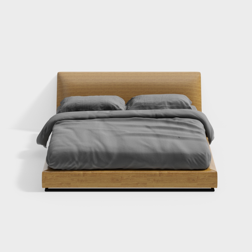 モダンシンプルダブルベッド