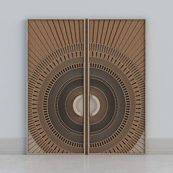 Radiant Circles 3D model