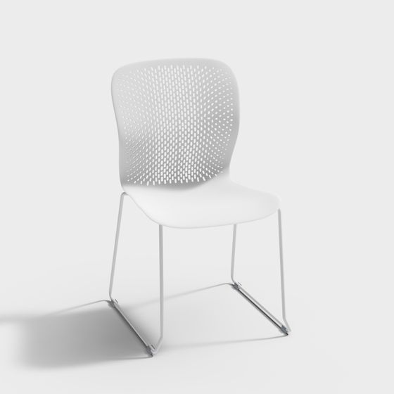 Minimalist Modern 3D Chair Model