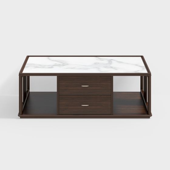 Stylish Urban Coffee Table 3D model for Modern Interiors