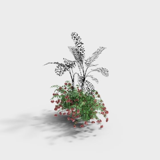Unique Time-Space Flower 3D model for Creative Use