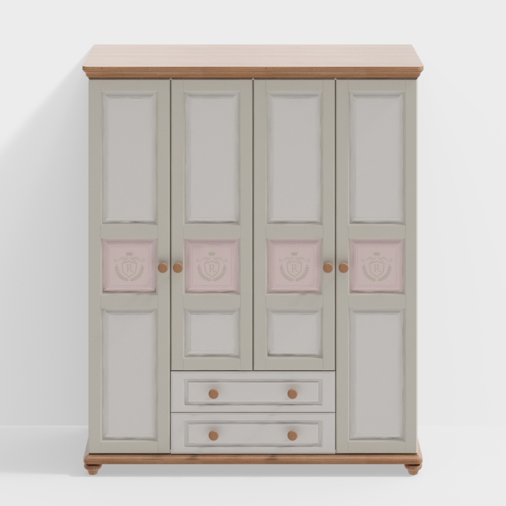 106 Four-Door Two-Drawer Dresser