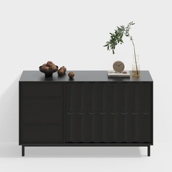 Urban Style Storage Cabinet 3D model