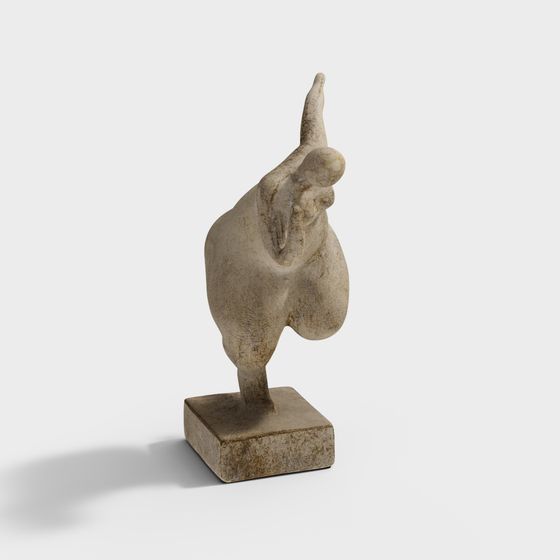 Ancient Elegance Dancer 3D model