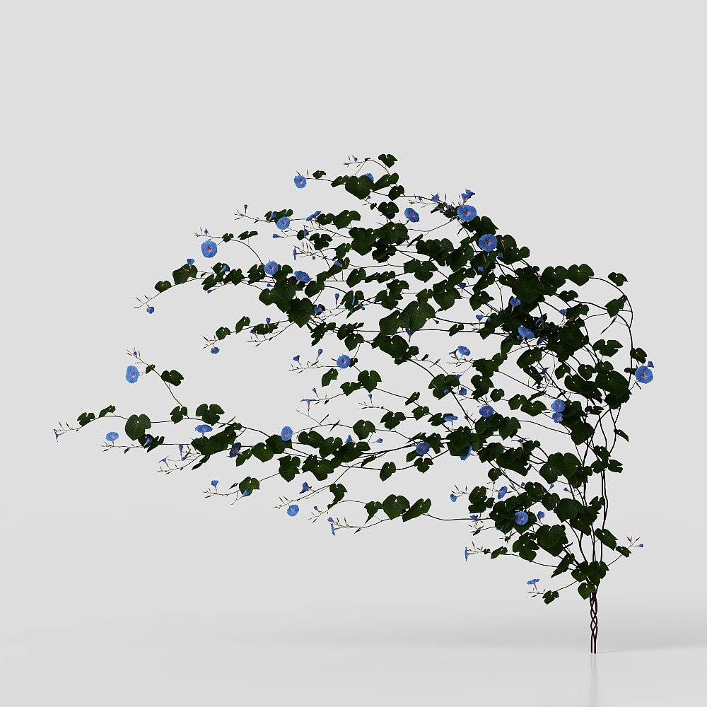 Cây Cỏ Xanh Tươi Nguyên Khối Hiện Đại