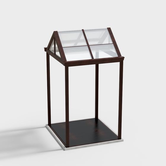 Modern Minimalist Greenhouse 3D model