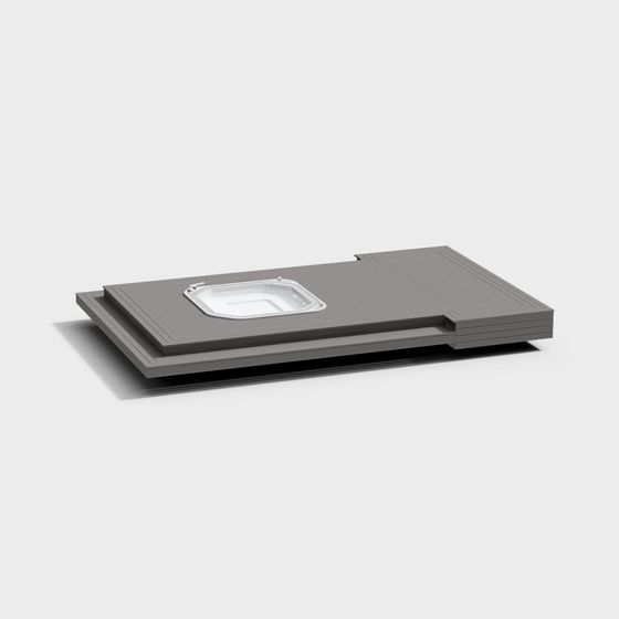 Urban Balcony 3D model for Modern Projects