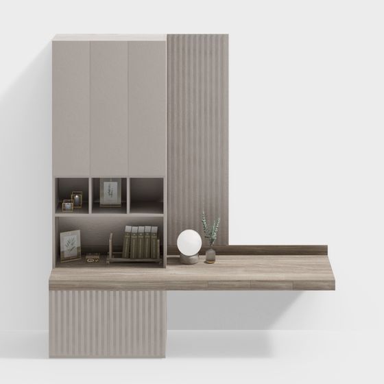 Urban Elegance Bookshelf 3D model