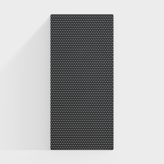 Pixel Block Wall 3D Model