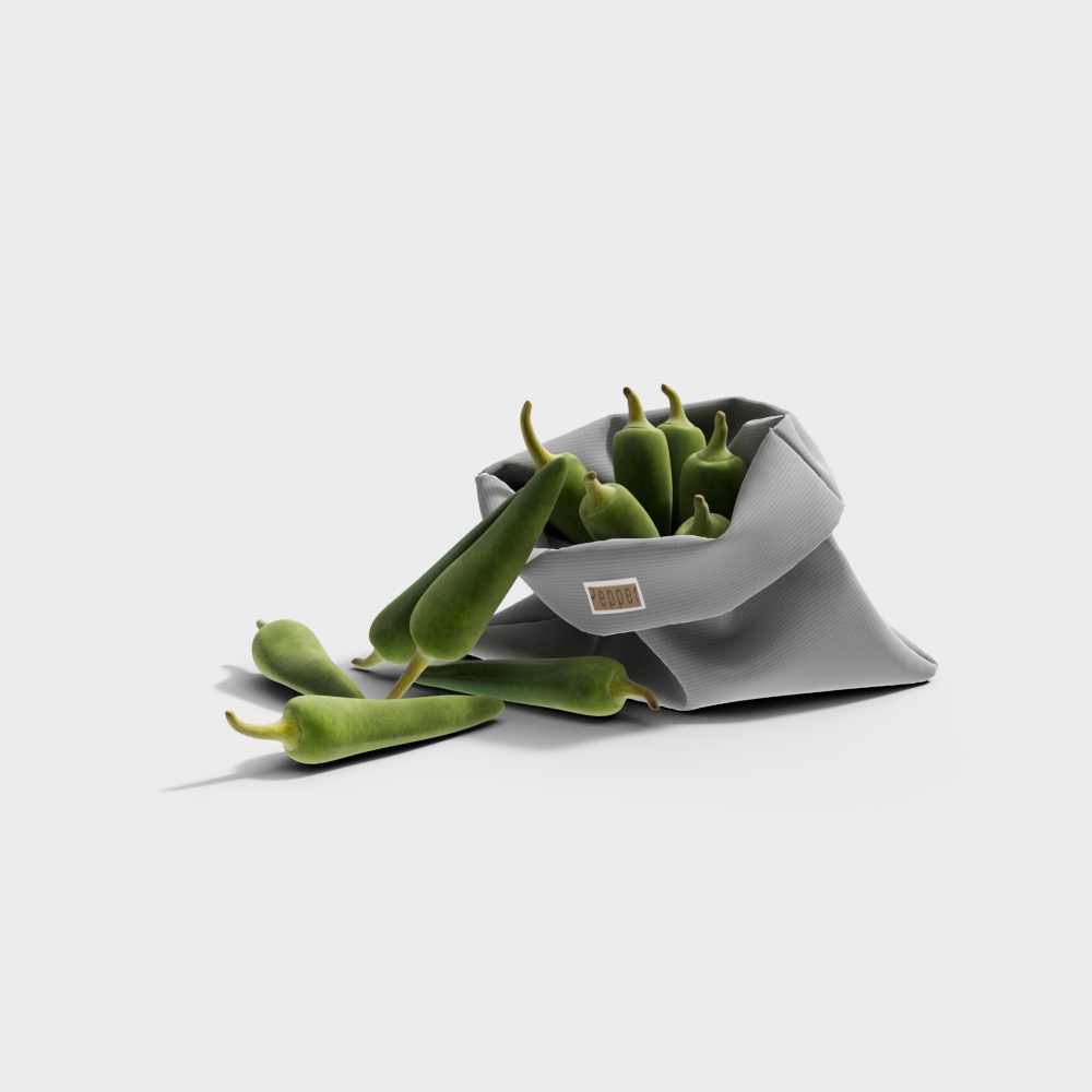 Conjunto de verduras verdes 05