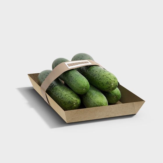 Cucumber Pack 3D model
