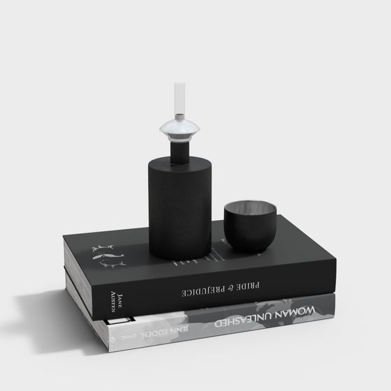 Elegant Desk Essentials 3D model