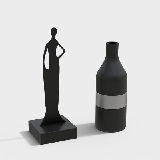Minimalist Elegance 3D model for Creative Projects